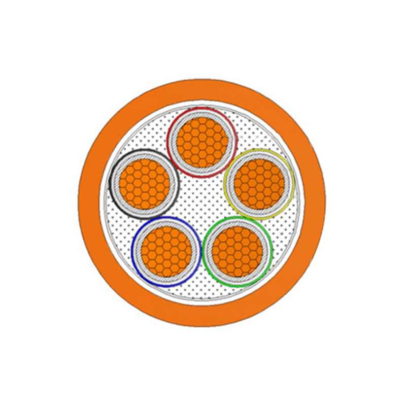 Flexibel brandsäker kabel för märkspänning 0,6/1kV