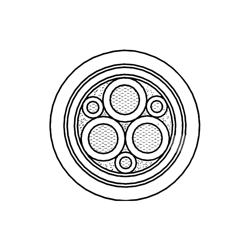 Strömförsörjningskabel med märkspänning upp till och inklusive 6kV för frekvenstransformator