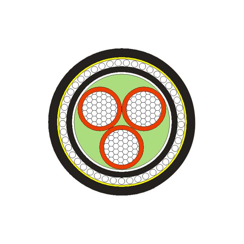 XLPE/PVC isolerad strömkabel för märkspänning 0,6/1kV
