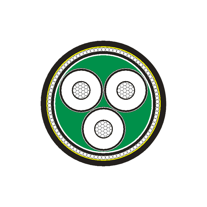 XLPE-isolerad strömkabel för märkspänning 3,6/6kV -26/35kV