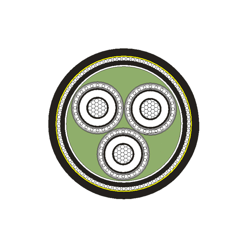 XLPE-isolerad strömkabel för märkspänning 3,6/6kV -26/35kV
