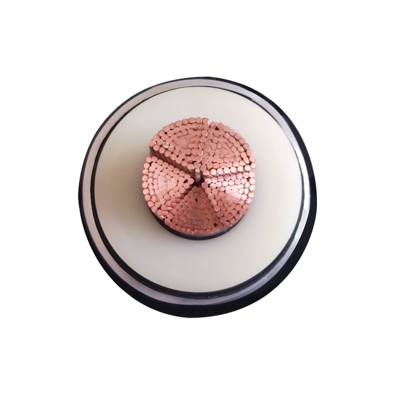 XLPE isoleringskabel korrugerad aluminiummantel för märkspänning på 38/66kV