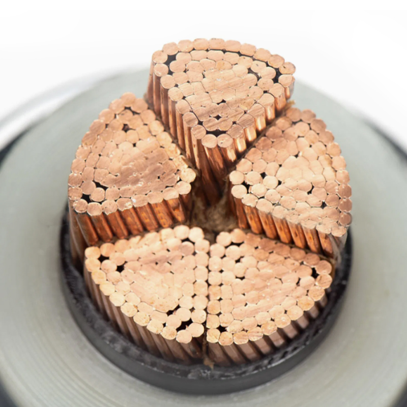 XLPE isoleringskabel korrugerad aluminiummantel för märkspänning på 290/500kV